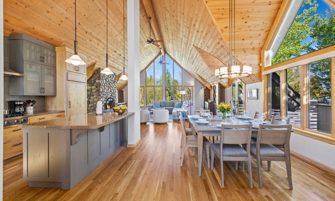 Teton Pines House | RMR: Snowy Pines Home in Wilson,WY
