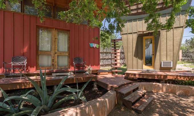 Spicewood Cabin | Romantic Lakefront Cabin on Magical Retreat Property: Massage, Kayaks, SUP, Yoga