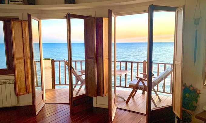 Vallpineda Apartment | ROMANTIC. Over the sea duplex, beach & pool.