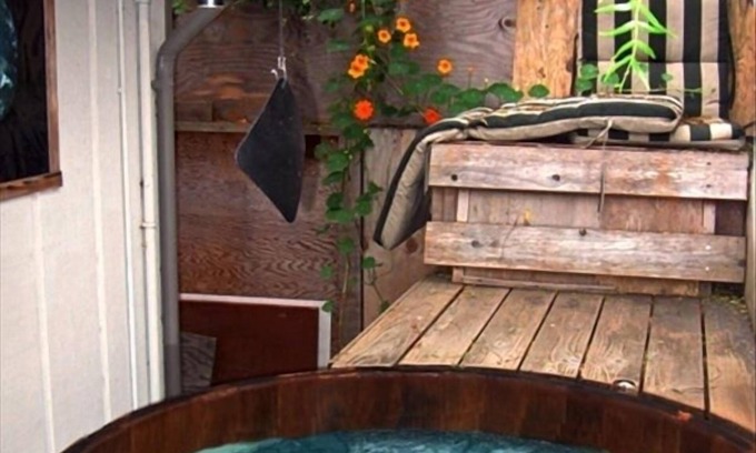 Opal Cliffs House | Romantic Retreat. Soak in the hot tub or lie on loft bed; listen to the surf.