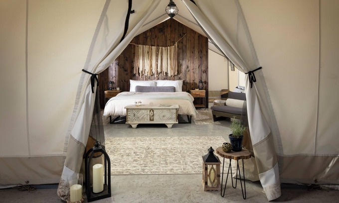 Valley Mills RV Rental | Romantic Riverside Glamping Under the Stars