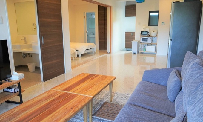 Sakimotobu Apartment | Room 201 Up to 8 people An open condominium As / Kunigami-gun Okinawa
