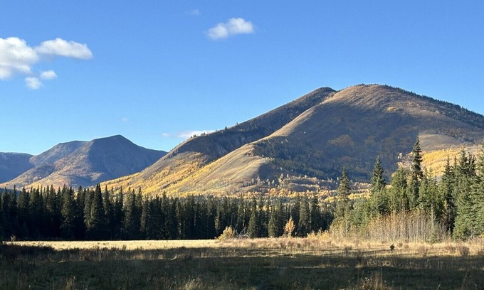 Buckinghorse River Cabin | Room 4 at the Main Lodge with a queen bed and single bed.