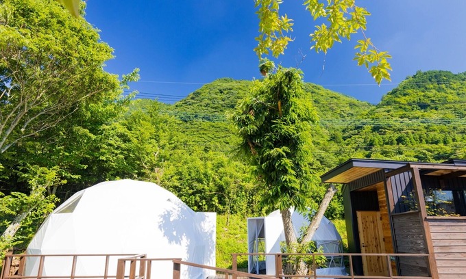 Yufuin Onsen Cabin | Room dome tent with hot spring 1 night and 2 /Yufu Ōita