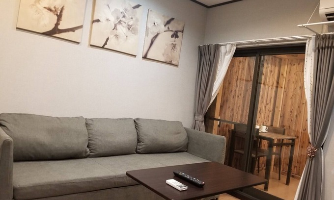 Nakagyo Ward Apartment | Room on the first floor with a separate Japanesestyle room kitchen and 4 Japanesestyle futons/Kyoto Kyōto
