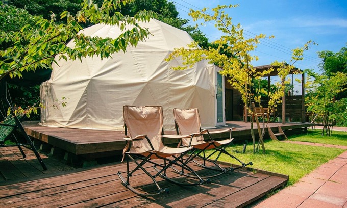 Sumoto RV Rental | Room only plan Dome tent | Weekdays summer/Sumoto City Hyōgo
