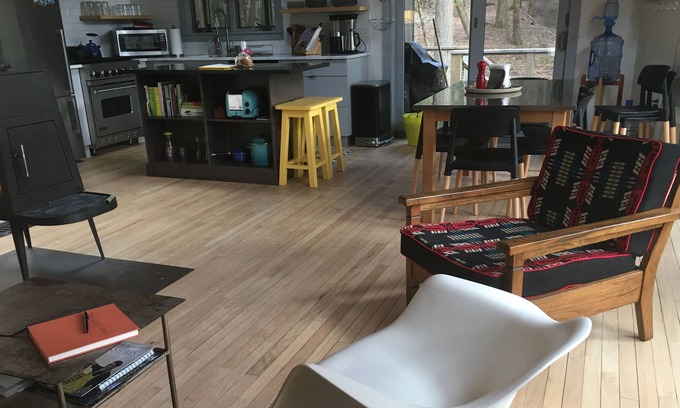 New Marlborough House | Room to Roam. Modern home with all amenities + sep. cabin on 10+ wooded acres.