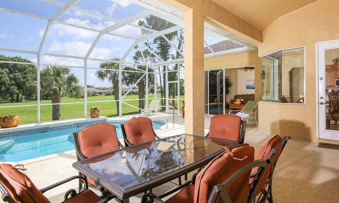 Long Meadow House | Rotunda West 2 bedroom Adult Only Private Pool home on golf course