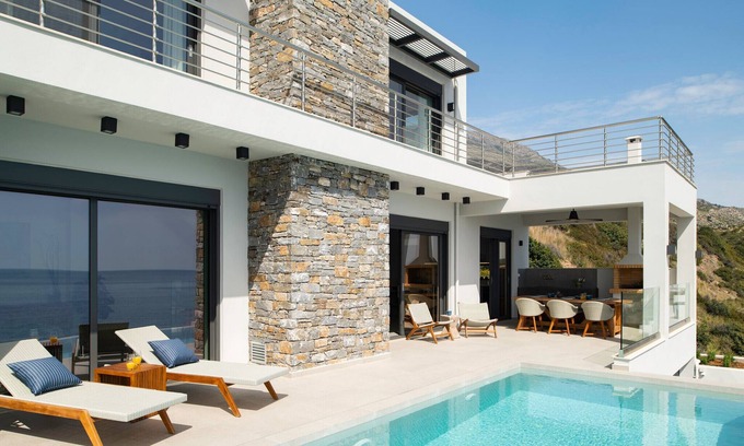 Agios Vasileios Villa | Rozites Luxury Beachfront Villa, By Hellocrete