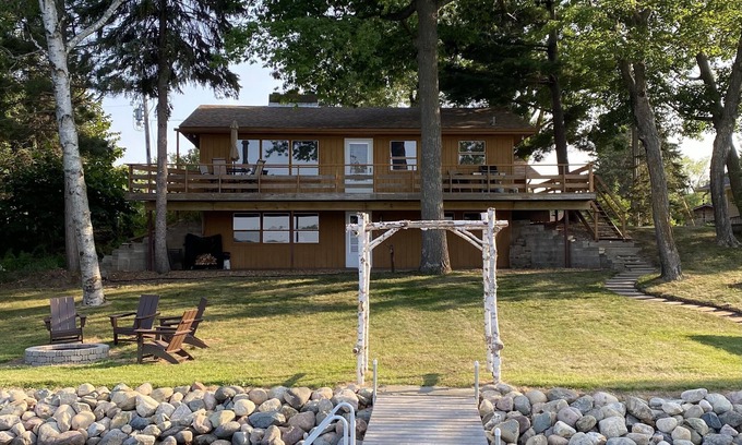 Crosslake House | Rush Lake Cabin on The Whitefish Chain of Lakes - Sleeps 8