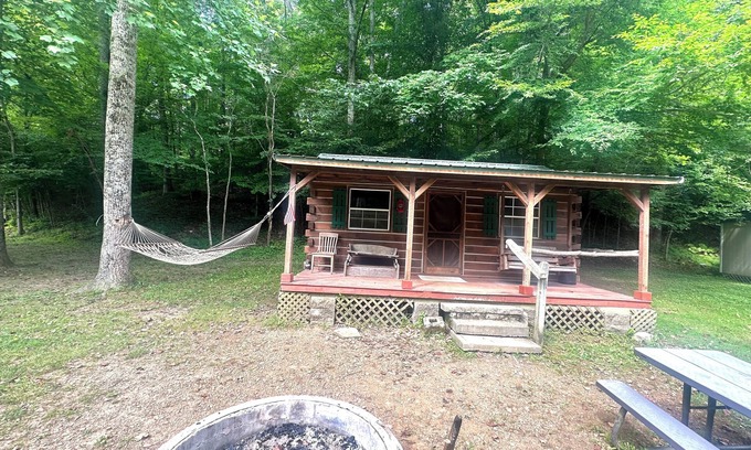 Gnaw Bone Cabin | Rustic cabin in Nashville, Indiana offering a cozy camping experience