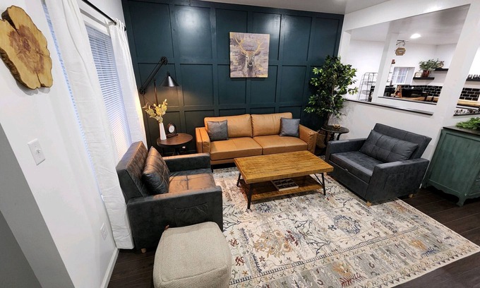 North Terre Haute House | Rustic, cozy home on a quiet street on the east side of Terre Haute.