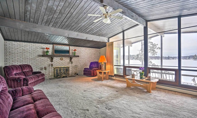Lake Cottage | Rustic Crooked Lake Cottage w/Views & Deck