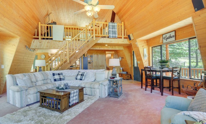 Duck Creek Village Cabin | Rustic Duck Creek Village Cabin w/Decks!