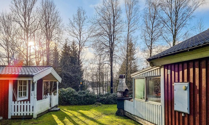 Torup House | Rustic house in rural area and undisturbed location in the forest.