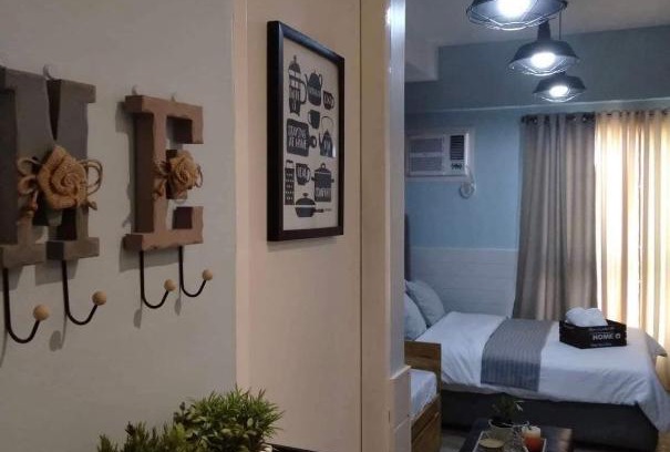 Phil-Am Apartment | Rustic Industrial theme in front of Trinoma