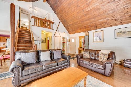 Intervale House | Rustic Intervale Hideaway with Deck and Wooded Views!