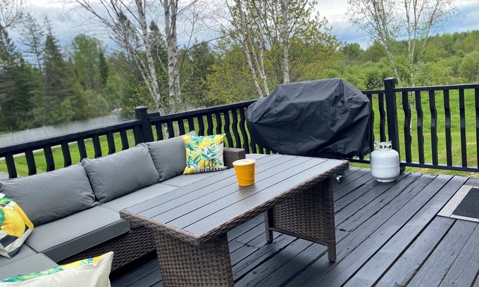 Coe Hill Cottage | Rustic Pet Friendly 4 Bedroom Open Concept Cottage with Hot Tub