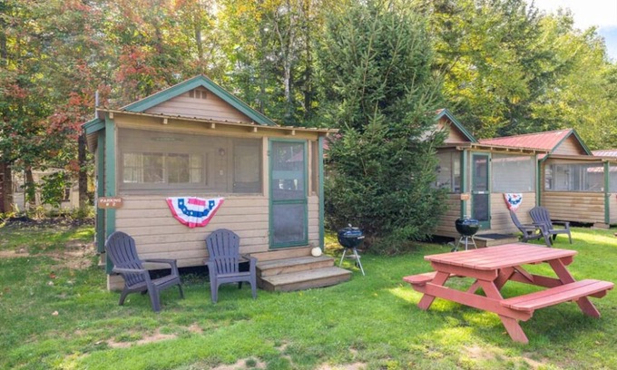 Inlet Cottage | Rustic Retreat Steps Away From the Lake at Stiefvater's Lakeside Cottages!