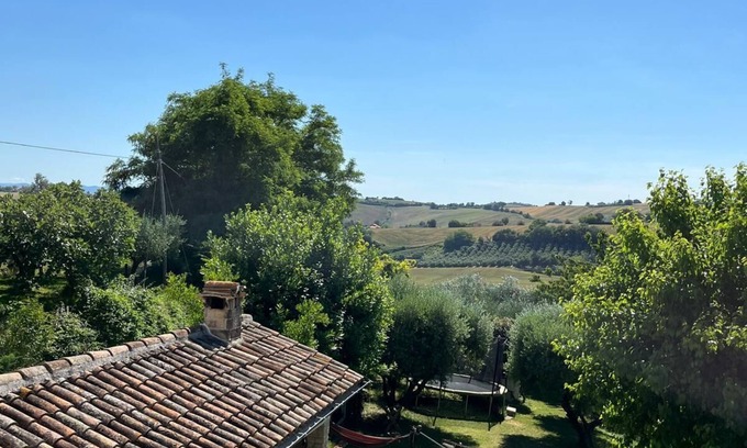 Bettolelle House | Rustic villa nestled in the Marche hills 10 minutes from the beach.