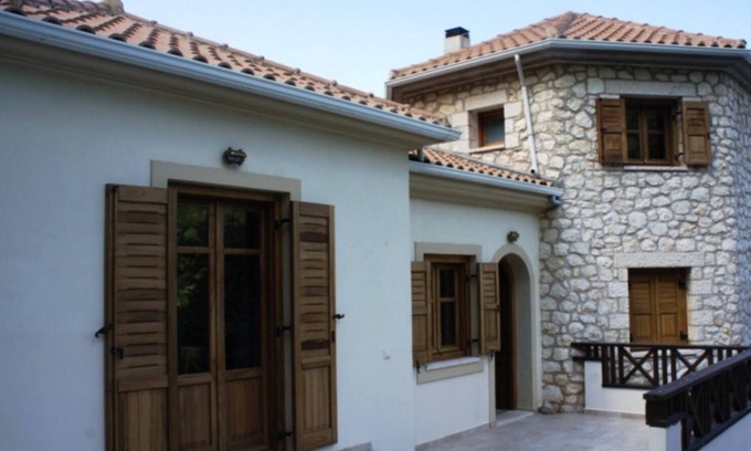 Vournikas Villa | Rustic Villa With Breathtaking Views of Sea & Valley