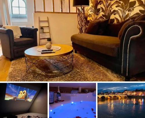 Macon Apartment | Séjour détente au cœur de MÂCON spa,ciné,bouteille offerte