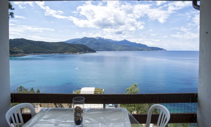 Scaglieri Apartment | Sabrina 4 with amazing sea view only few steps away from Forno beach