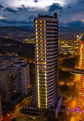 Cluj-Napoca Apartment | SaDim Lux Apartment City Tower-18th floor