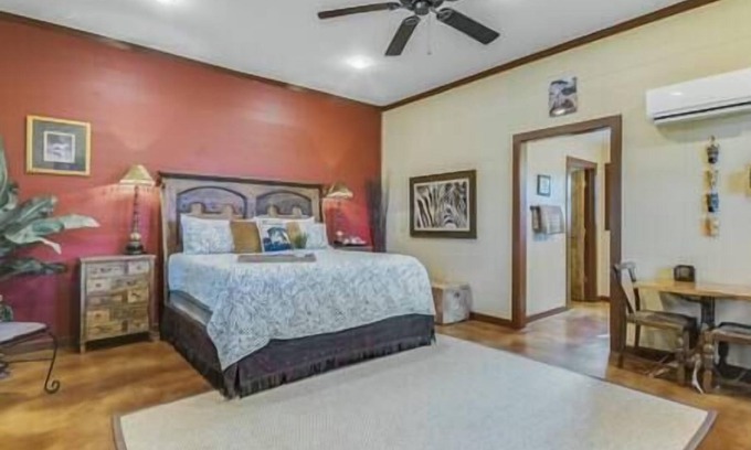 Fischer House | Safari Suite at Blanco Rapids Ranch on the Blanco River- Easy river access!