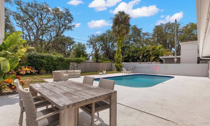 Safety Harbor House | SAFETY HARBOR 1 LEVEL 5 BEDROOM 3 BATH POOL HOME