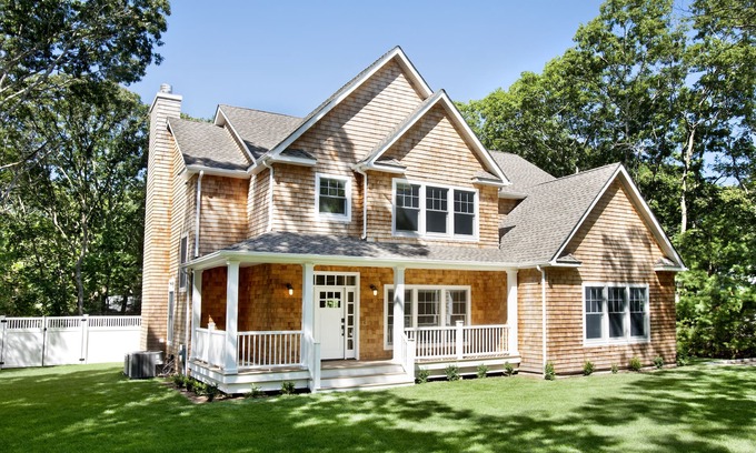 Sag Harbor House | Sag Harbor Modern Home, Heated Salt Water Pool, Walk to Beach, Walk to Village
