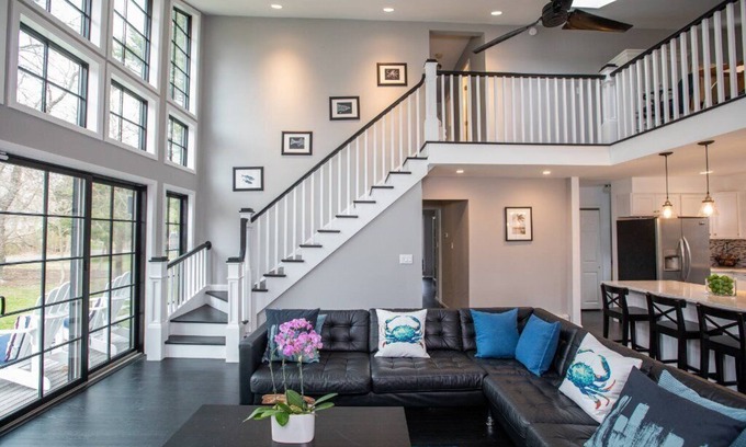 North Haven House | Sag Modern Home: Htd Pool, Pvt. Beach Access, Walk to Town, 50% OFF 3rd Week