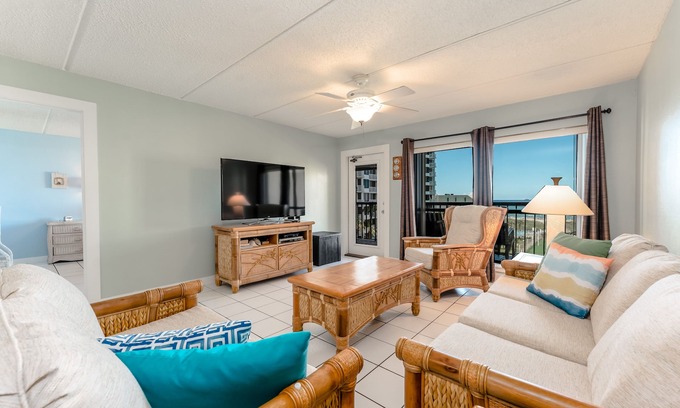 South Padre Island Condo | Saida III 605 - Relaxing Oceanfront Condo with Private Balcony