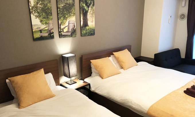 Shinsekai Apartment | Sameday reservation OK Deluxe Double 42 - RLiS house Tsutenkaku 402/Osaka Ōsaka