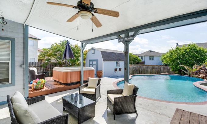 San Antonio House | San Antonio Home with Private Hot Tub and Pool!