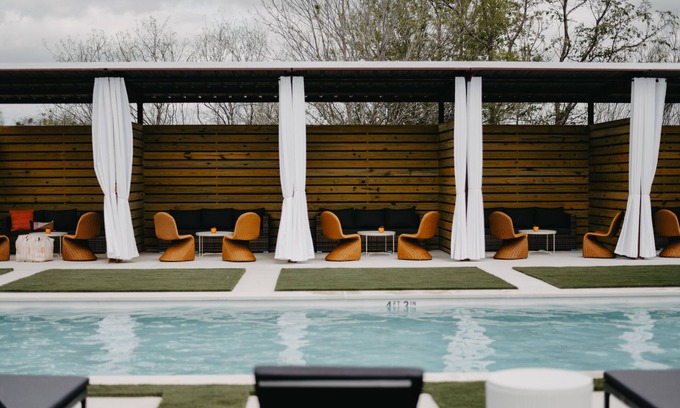 San Marcos Cabin | San Marcos Pool View Cabin - Melrose River Club