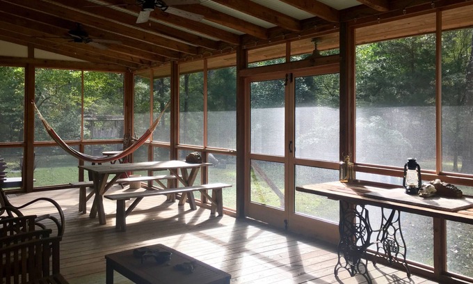 Weyanoke Cabin | Sanctuary Creek; a preserved forest retreat