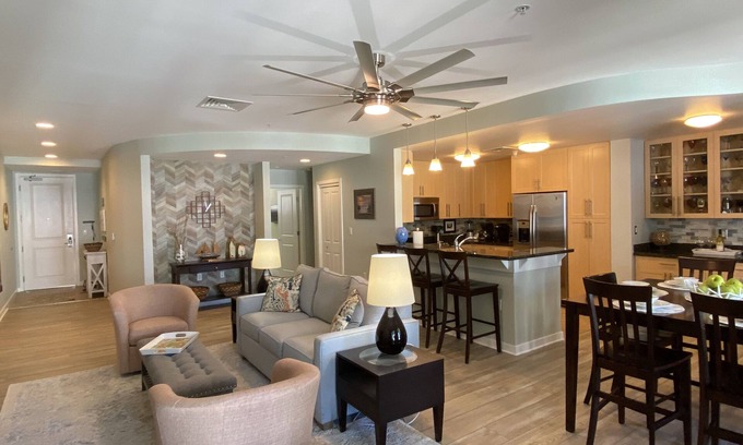 Sandbridge Condo | Sandbridge Beach Condo with fantastic Ocean View and Bay View Balcony!