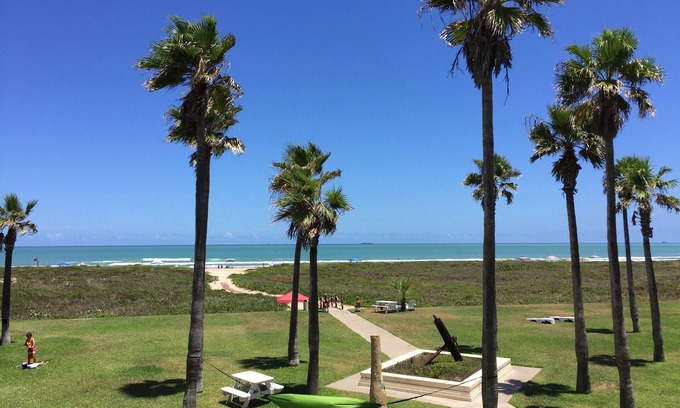 South Padre Island Condo | Sangria Condominiums #209 - Updated, Vaulted Ceilings. Beach Front & Views!