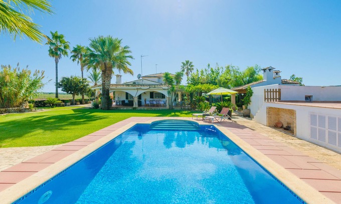 Santa Margalida Villa | SANTA EULALIA PETIT - Villa with private pool in Santa Margarita. Free WiFi