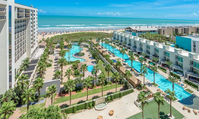 South Padre Island Condo | Sapphire Beachfront Oasis - 10th Floor 2 Bed 2 Bath - Stunning view of the Gulf!