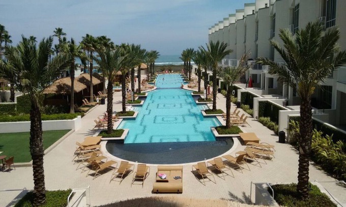 South Padre Island Condo | Sapphire Luxury Ocean Front And Majestic Pool View, Unit 208, Second Floor Level