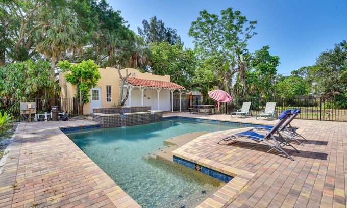 Whitfield House | Sarasota Vacation Rental w/Private Pool & Lanai!