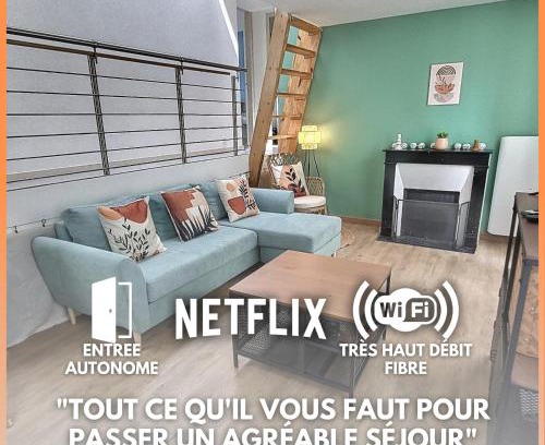 Corbeil-Essonnes Apartment | Scandi'Nest 2 Rooms & Terrace