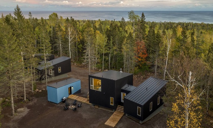 Lutsen Cabin | Scandinavian Chalet and sauna in Lutsen - Grey