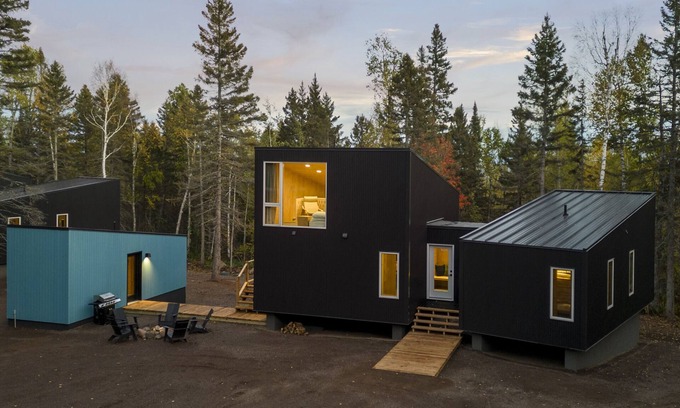 Lutsen Cabin | Scandinavian Chalet with Sauna in Lutsen - Blue