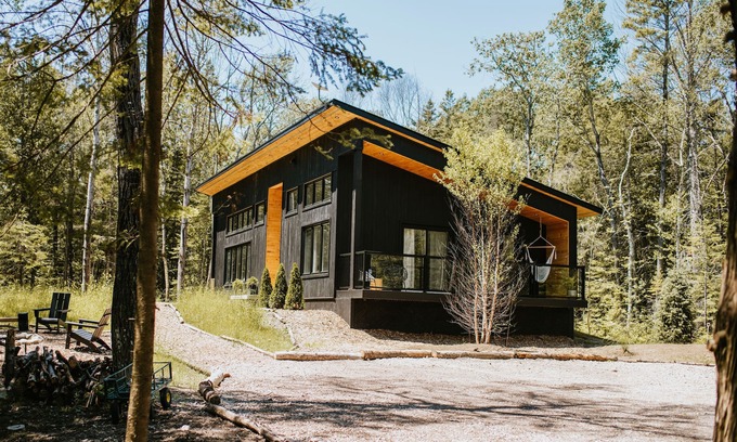 Stokes Bay Cabin | Scandinavian Cozy Cabin in the Woods