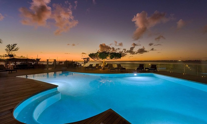Grand Case Resort | Scenic Island Suite | Lounge by the Sea or Cruise at Sunset