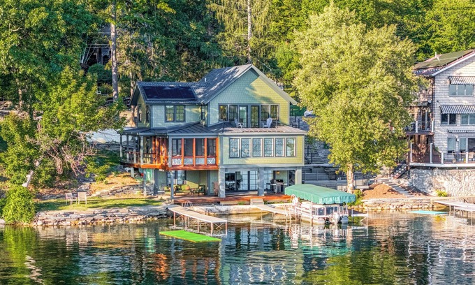 Fair Haven House | Scenic Views, Private Dock: Lake Bomoseen Retreat!