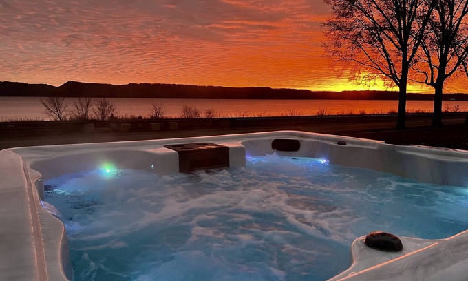 Pepin House | Scenic, waterfront home on Lake Pepin with HOT TUB